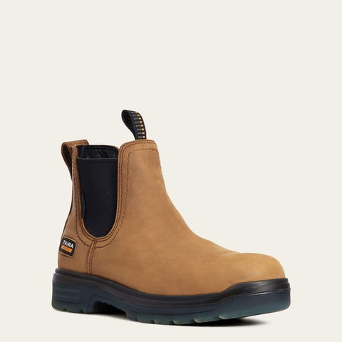 ARIAT MEN'S TURBO CHELSEA WATERPROOF WORK BOOT #10032609